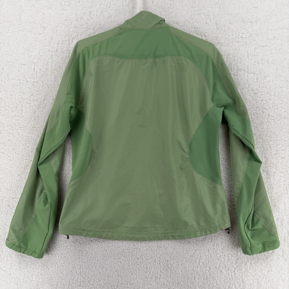 The North Face Jacket Womens Medium Green Flight Series Full Zip Windbreaker - Picture 2 of 8